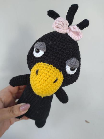 Amigurumi Personagem Dorama - Passarinho Preto