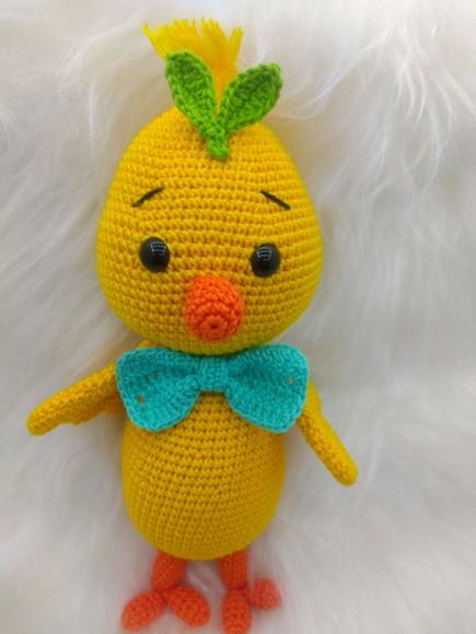 Amigurumi Pintinho em Crochê
