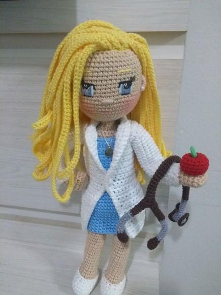 Amigurumi Profissões - Nutricionista