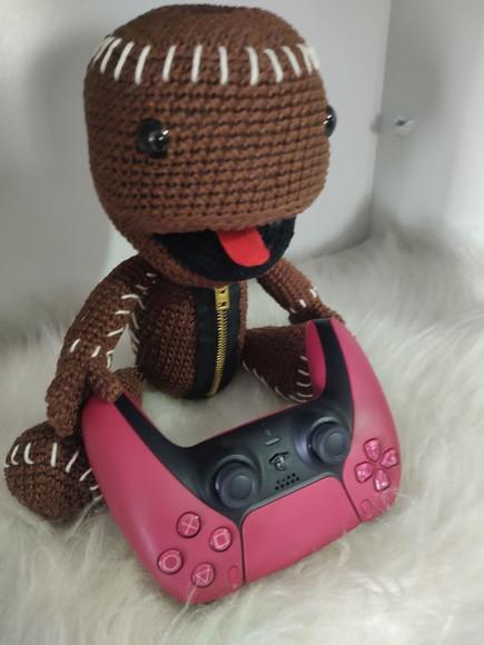 Amigurumi Sackboy em Crochê - Tamanho Grande