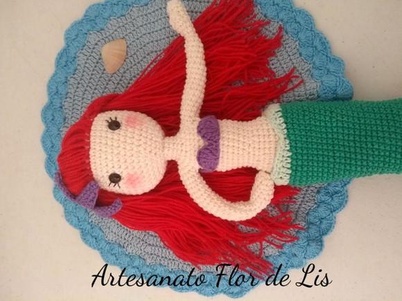 Amigurumi Sereia Ariel