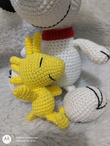 Amigurumi Snoopy com Woodstock