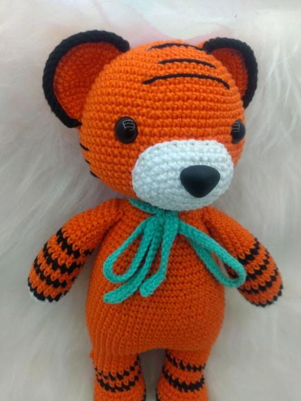 Amigurumi Tigrinho em Crochê