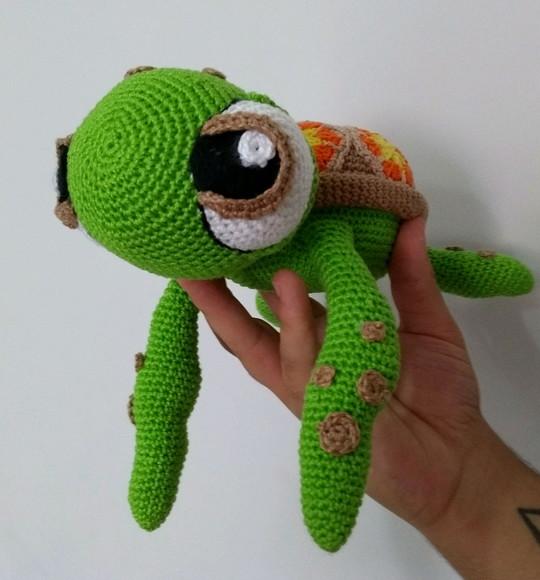 Amigurumi Tartaruga do Nemo