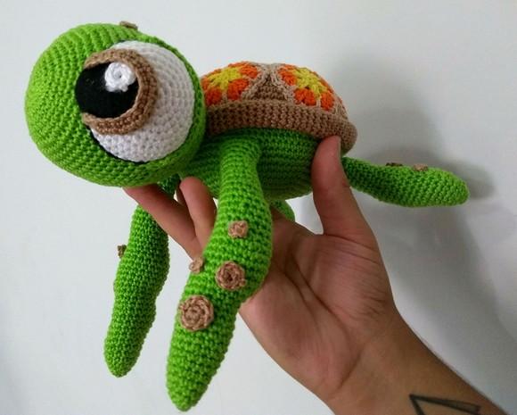 Amigurumi Tartaruga do Nemo