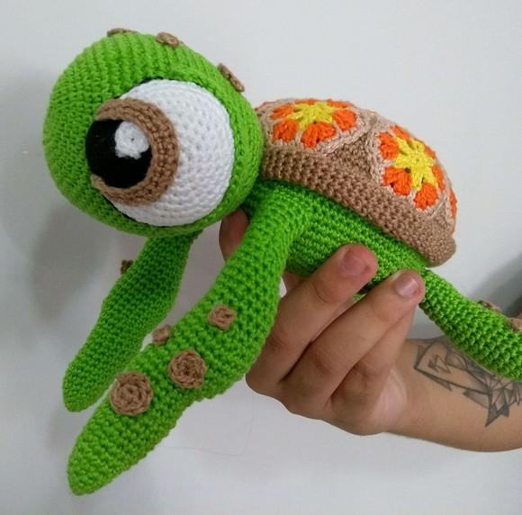 Amigurumi Tartaruga do Nemo