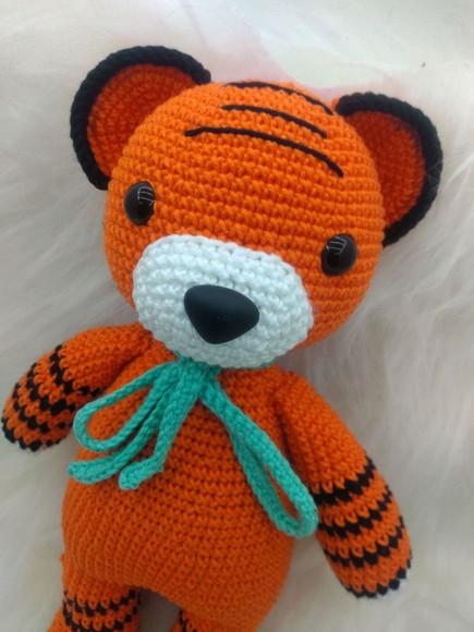 Amigurumi Tigrinho em Crochê