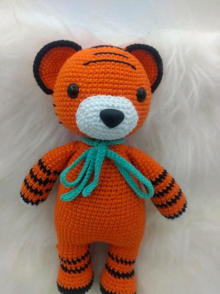 Amigurumi Tigrinho em Crochê