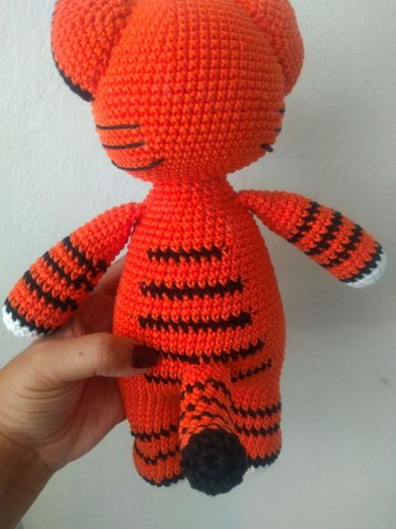 Amigurumi Tigrinho em Crochê