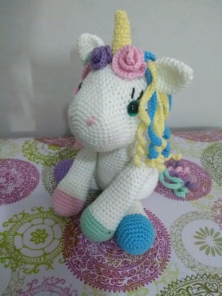 Amigurumi Unicórnio