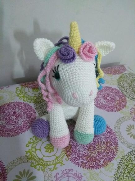 Amigurumi Unicórnio