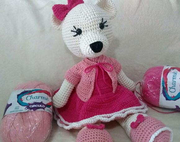 Amigurumi Ursa Rose Baby
