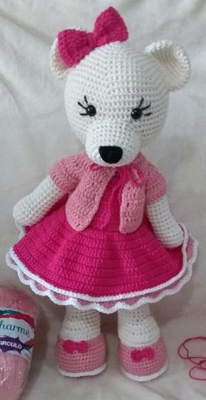 Amigurumi Ursa Rose Baby