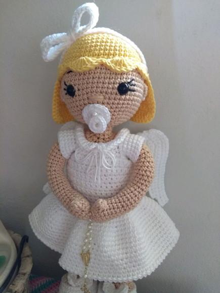 Anjinha Baby da Artesanato Flor de Lis