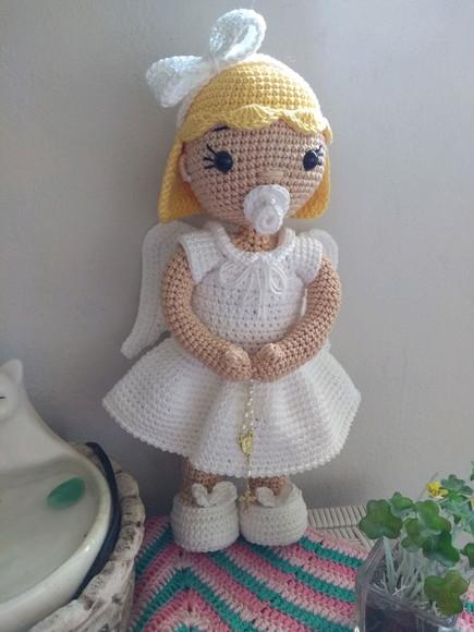 Anjinha Baby da Artesanato Flor de Lis