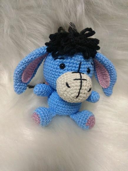 Bisonho da Turma do Ursinho Pooh em Amigurumi