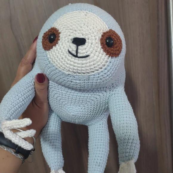 Bicho preguiça em crochê