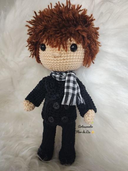 Bob Dylan Amigurumi de Crochê