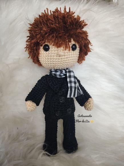 Bob Dylan Amigurumi de Crochê