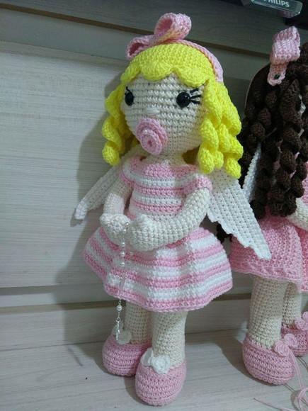 Boneca Angelis com Cachinhos