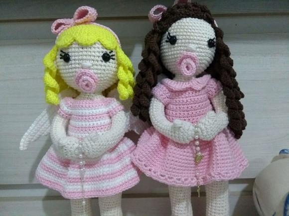Boneca Angelis com Cachinhos
