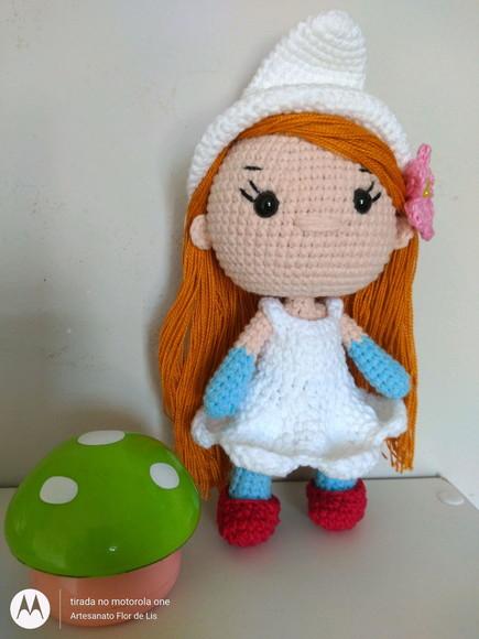 Boneca Pequena Smurfette