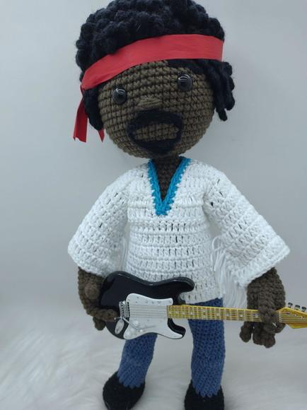 Boneco Personalizado - Jimi Hendrix