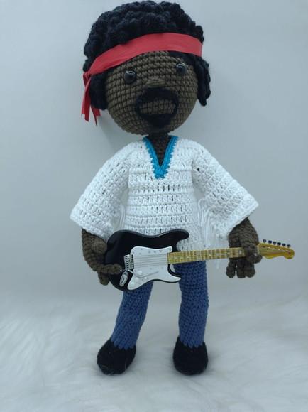 Boneco Personalizado - Jimi Hendrix