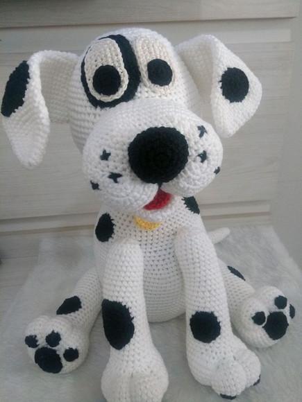 Cachorrinho Dalmata - Amigurumi De Crochê
