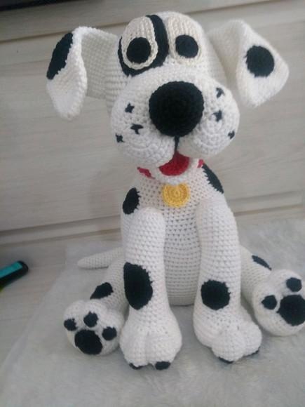 Cachorrinho Dalmata - Amigurumi De Crochê