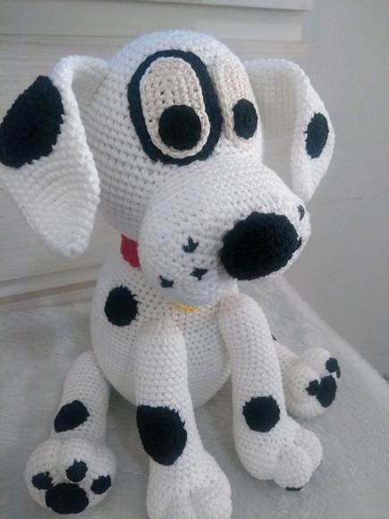 Cachorrinho Dalmata - Amigurumi De Crochê