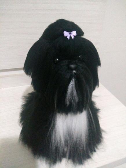Cachorrinho Lhasa Apso - Amigurumi de Crochê