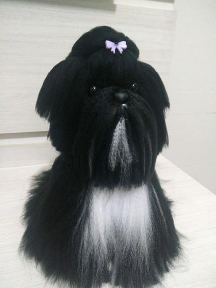 Cachorrinho Lhasa Apso - Amigurumi de Crochê