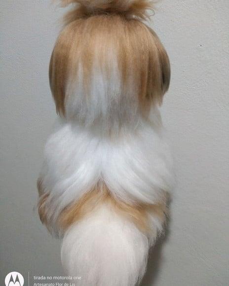 Cachorrinho Shitzu - Amigurumi de Crochê