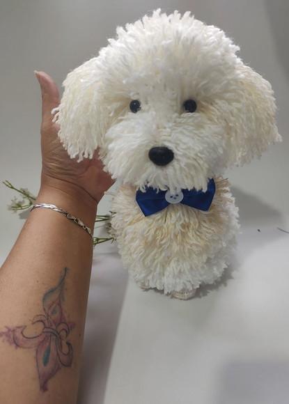 Cachorrinho Poodle - Amigurumi de Crochê