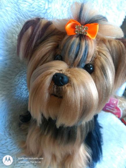 Cachorrinho Yorkshire - Amigurumi De Crochê
