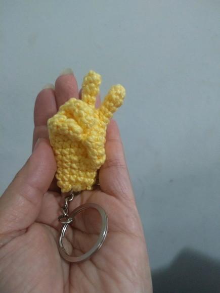 Chaveiro Melhor Possível em crochê