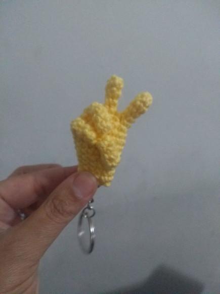 Chaveiro Melhor Possível em crochê