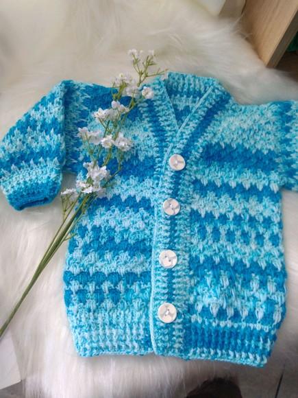 Casaquinho de Croche para bebe