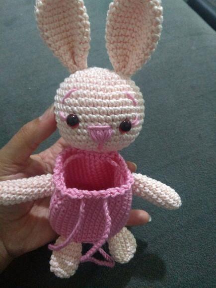 Coelhinha Amigurumi
