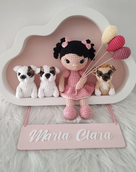 Enfeite de Porta Maternidade Menina