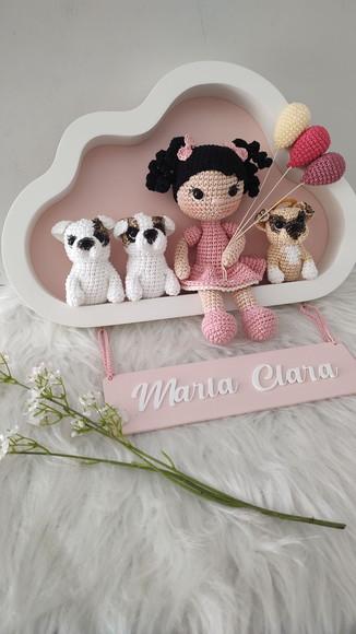 Enfeite de Porta Maternidade Menina