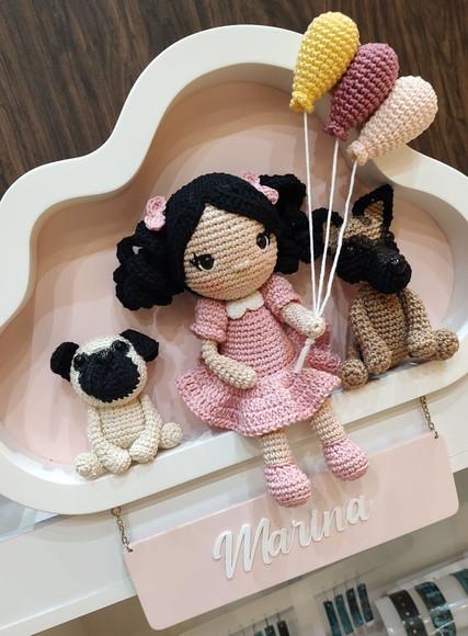 Enfeite de Porta Maternidade Menina