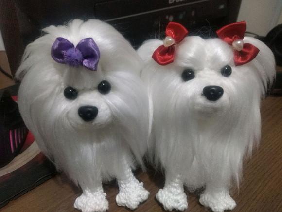 Mini Maltês - Amigurumi De Crochê