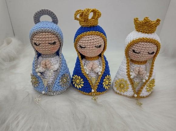 Mini Santinha em crochê