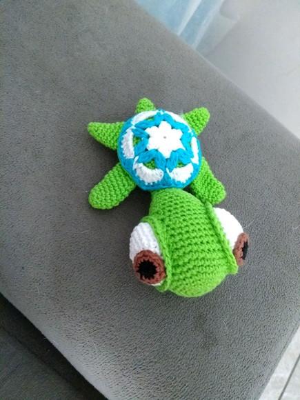 Mini Tartaruga Amigurumi