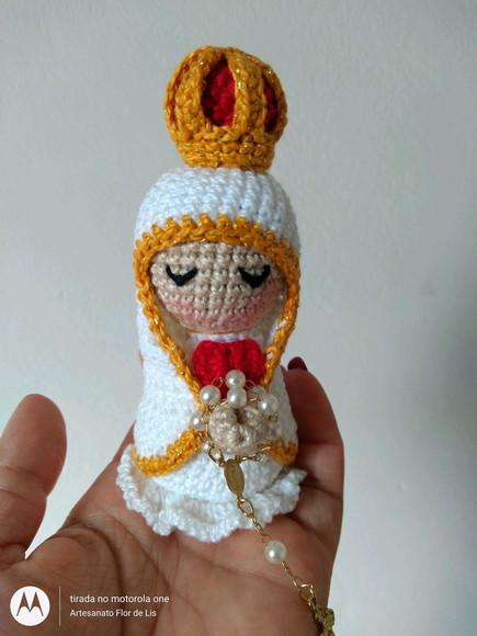 Mini Santinhas da Artesanato Flor de Lis
