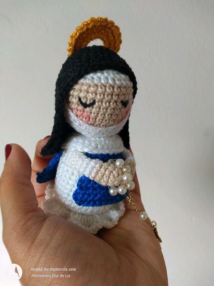 Mini Santinhas da Artesanato Flor de Lis
