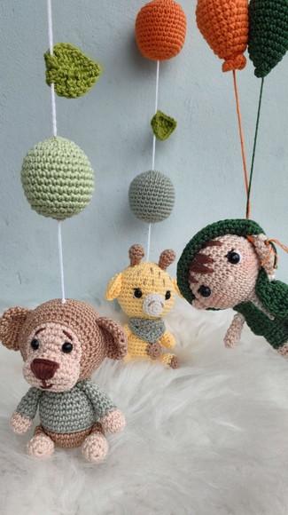 Mobile Tema Safári Amigurumi