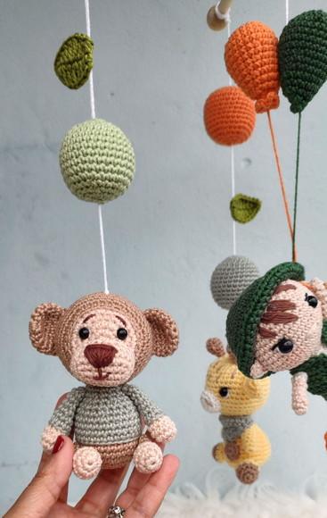 Mobile Tema Safári Amigurumi